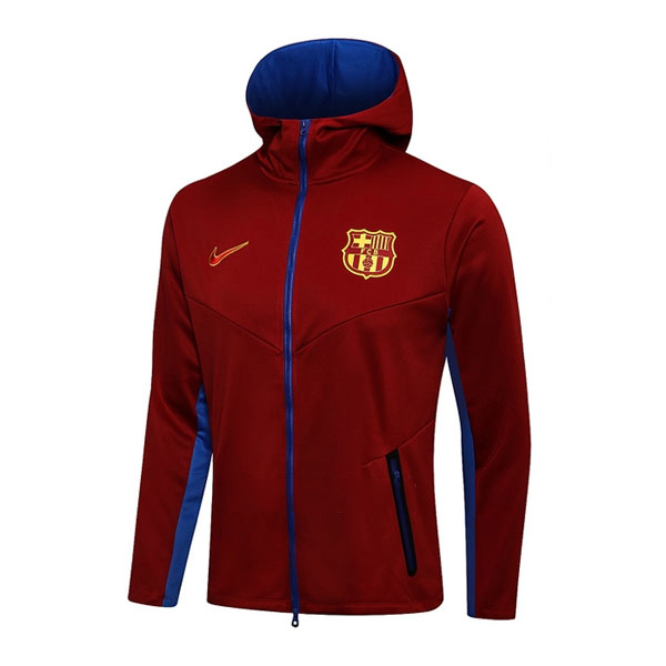 Veste Football Barcelone 2021-22 Rouge